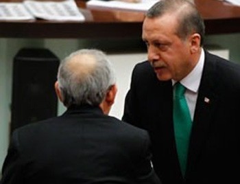 Erdoğan'dan muhalefete bütçe jesti, bir bir tokalaştı