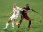 BAROS - Gergin geçen Trabzonspor - Galatasaray maçında kazanan çıkmadı