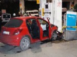 LPG - Otomobil Benzin İstasyonuna Girdi, Facianın Eşiğinden Dönüldü