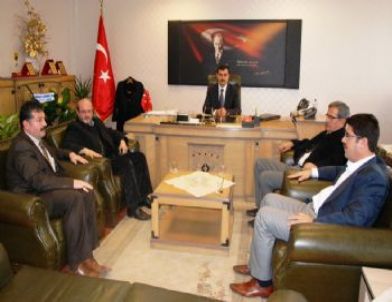 Suriyeli Mültecilere Yardım Platformu'ndan İl Milli Eğitim Müdürü İlci'ye Ziyaret