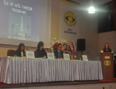 Siirt Üniversitesi'nde 'dünden Bugün Paramedik Mesleği' Paneli Düzenlendi