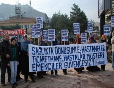 Tokat’ta ‘dönüşüm’ ve ‘özelleştirme’ Karşıtı Eylem