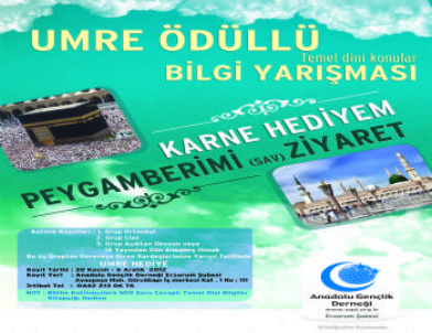 Agd’den Umre Hediyeli Bilgi Yarışması...