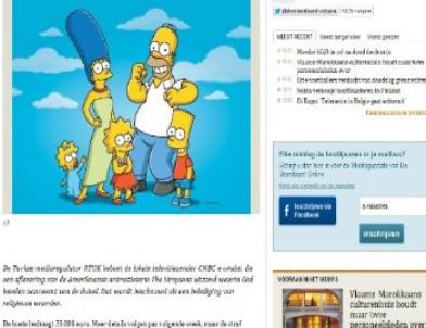 Rtük'ün ''the Simpsons'' Cezası Belçika Medyasında