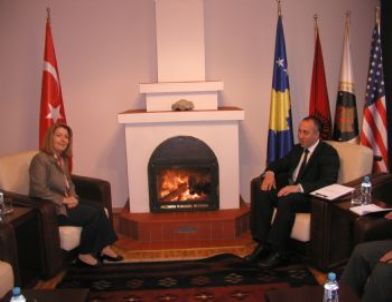 Priştine Büyükelçisi Ozan, Haradinaj’ı Ziyaret Etti