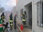 FUEL OIL - Foça'da Binanın Kalorifer Dairesinde Yangın Çıktı