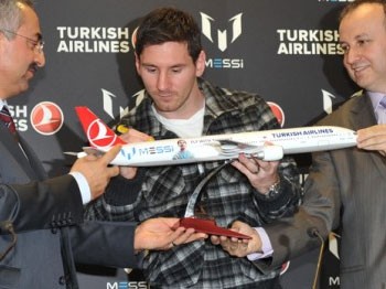 Messi, THY'nin yeni marka elçisi oldu
