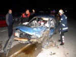 TAFLAN - Samsun'da Trafik Kazası: 2 Yaralı