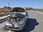 OKURCALAR - Otomobilin Çarptığı Motosiklette Bir Kişi Öldü