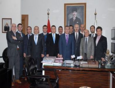 TİMKODER Heyeti'nden ATO Başkanı Bezci'ye Ziyaret