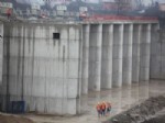 SAKARYA NEHRI - Sakarya’da Hes İnşaatında Barajın Enerji Tribünleri Montaja Hazır