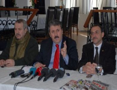 Bbp Genel Başkanı Destici: Uludere ve Mit Krizi Kck Operasyonlarına Darbedir