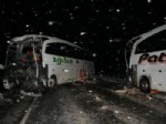 Erzincan’da İki Otobüs Çarpıştı: 21 Yaralı