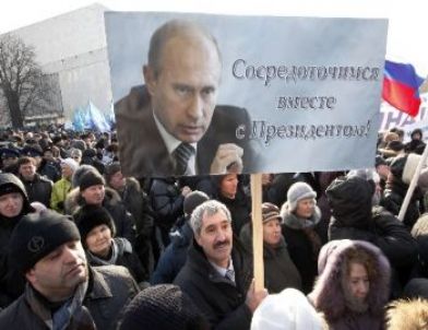 Rusya’da On Binler Putin’e Destek İçin Sokağa İndi; Son Anket Yüzde 55