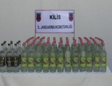 Kilis'te 101 Şişe Kaçak İçki ve 1 Ton 315 Kilo Çay Ele Geçirildi