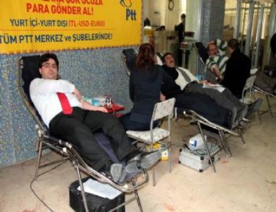 Üzümlü Belediyesi Çalışanları Kan Bağışında Bulundu