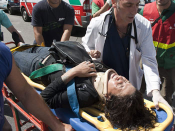 Tren İstasyonunda kaza: 49 ölü 550 yaralı