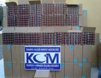 Sakarya’da 1 Milyon Adet Kaçak Sigara Makaronu Ele Geçirildi