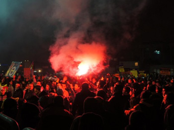 Çağlayan'da Sarı-lacivert öfke