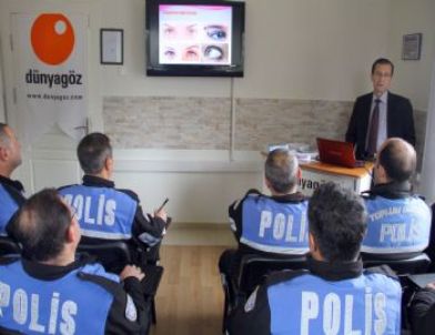 Toplum Destekli Polislere Göz Sağlığı Bilgilendirmesi