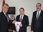 TÜRKIYE DAĞCıLıK FEDERASYONU - Vali Saran, Türkiye Dağcılık Fedarasyonu Başkanı Karaca'yı Kabul Etti