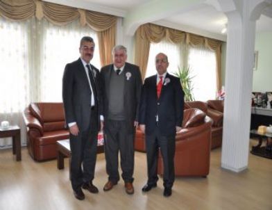 Vergi Dairesi Başkanı Poyraz’dan Erzurum Ticaret Borsası Başkanı Hınıslıoğlu’na  Ziyaret