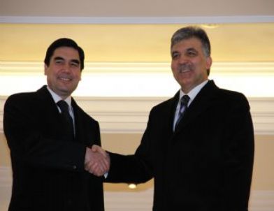 Türkmenistan Devlet Başkanı Gurbangulu Berdimuhamedov Çankaya Köşkü'nde