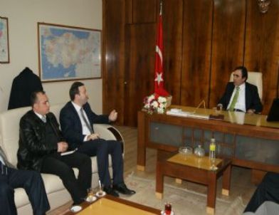 AK Parti'den Osmangazi Kaymakamı Taştan ve SGK Müdürü İspirli’yi Ziyaret
