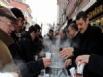 MEVLID KANDILI - Belediye Sıcak Salep Dağıttı