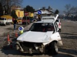 AMASYA MERKEZ - Amasya'da Trafik Kazası: 1 Yaralı