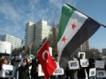 ARAPCA - Suriye Büyükelçiliği Önünde Esad'a Tepki Eylemi