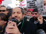 MAZLUM DER - Suriye Konsolosluğu’na Girmek İsteyen Gruba Polis Müdahale Etti (2)