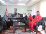 FARUK KÖKSOY - Milli Sporcu Leyla Yılmaz Başkan Köksoy’u Makamında Ziyaret Etti
