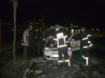Seyir Halindeki Otomobilde Yangın Çıktı