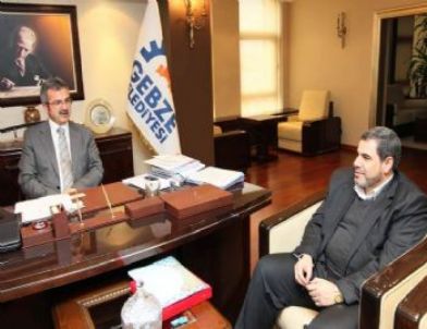 Başkan Köşker, Gazzeli Konuğunu Ağırladı