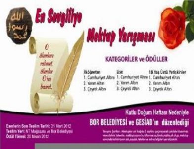 Bor'da Anlamlı Yarışma