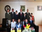 BAŞDERE - Şehit Çocuklarından Başkan Kara’ya Ziyaret