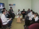 TÜRK SAĞLıK SEN - Türk Sağlık Sen Yöneticilerinden  Dr.i.şevki Atasagun Hastanesine Ziyaret