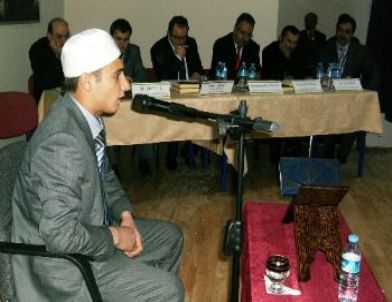 Pasinler'de Hafızlık, Kur'an Okuma ve Ezan Yarışması Düzenlendi