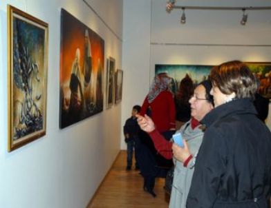 Ressam Aslı Özen Sergi Açtı