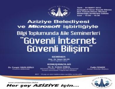 Aziziye - Microsof İşbirliğiyle Güvenli İnternet Semineri…