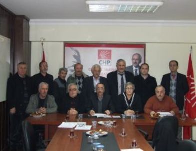Chp İlçe Başkanları Toplandı