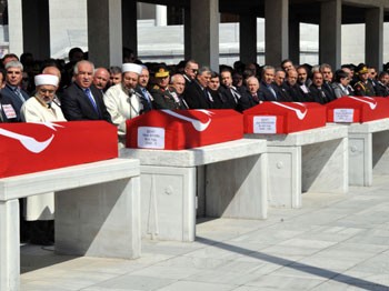 Kabil şehitleri ebediyete uğurlandı