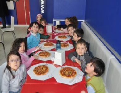 Minik GKV'liler Pizza Yapımını Öğrendi