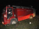 ALANYURT - Kaçak Nevruz Ateşini Söndürmeye Giden İtfaiye Aracı Çamura Saplandı