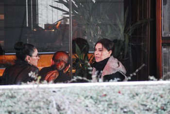 Nebahat Çehre'den Kahve Ziyafeti
