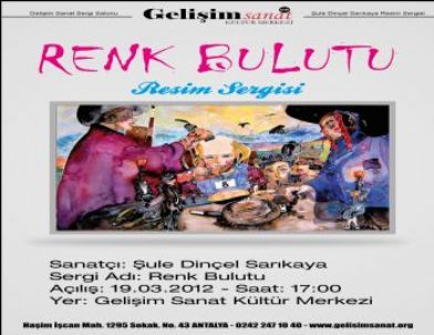 'Renk Bulutu' Resim Sergisi Sanatseverlerle Buluştu