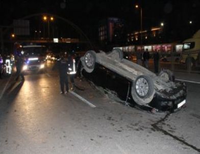 Başkent'te Trafik Kazası: 1 Yaralı