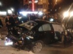 Tır'a Çarpan Otomobil Sürücüsü Kazadan Ucuz Kurtuldu
