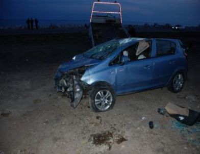 Finike'de Trafik Kazası 3 Yaralı